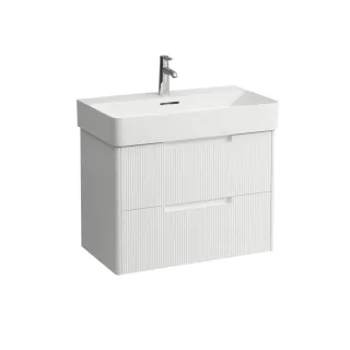 LAUFEN Waschtischunterschrank JUNA 400x719x515 2 Schubl m. Griffmulde f.WT H810285 weiß matt, H4116 H4116221092601