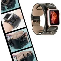 Renna Leather Smartwatch-Armband Apple Watch Band für Series 11/10 / Ultra/9/SE/8-1 Echtleder Armband
