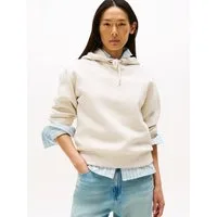 Tommy Hilfiger Kapuzensweatshirt MDRN REG CORP LOGO HOODIE mit gesticktem Logo-Schriftzug