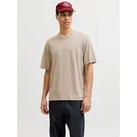 Jack & Jones Rundhalsshirt JORNORREBRO EMB TEE SS CREW NECK NOOS Baumwolle, locker geschnitten