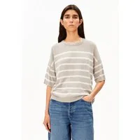 Armedangels T-Shirt STRIPE Strickshirt aus Leinen-Mix Relaxed Fit