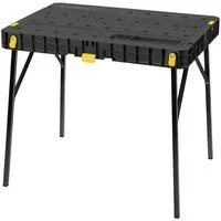 Tragbare Werkbank Essential schwarz, bis 320kg belastbar