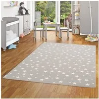 Snapstyle Kinderteppich Kinder Spiel Teppich Sterne, Rechteckig, Höhe: 5 mm