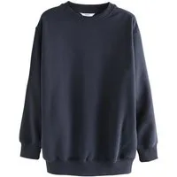 Next Longsweatshirt Angerautes Relaxed Fit Oversized-Sweatshirt (1-tlg)