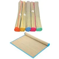 HAC24 Strandtücher Strandtuch Strohmatte Liegematte Faltbar Rollmatte Strand Matte, (1-St), aus Bast 175 x 60cm