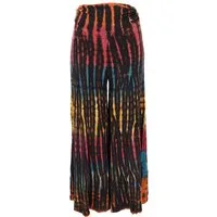 Guru-Shop Hose & Shorts Weite Batikhose, Unikat Boho Schlaghose,.. alternative Bekleidung