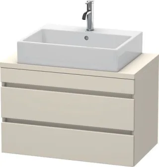 Duravit DuraStyle Konsolenwaschtischunterbau wandhängend Taupe Matt 800x478x512 mm - DS530709191 DS530709191