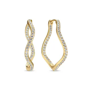 Sif Jakobs Jewellery Creolen SJ-E3879-CZ-YG