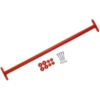 ROG-Gardenline Turnreck Reckstange Metall stabile Turnstange inklusive Montagematerial, (rot, 60 cm)