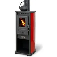 Blist Kaminofen BERNA LUX G 4.0 rot, 5.9 kW