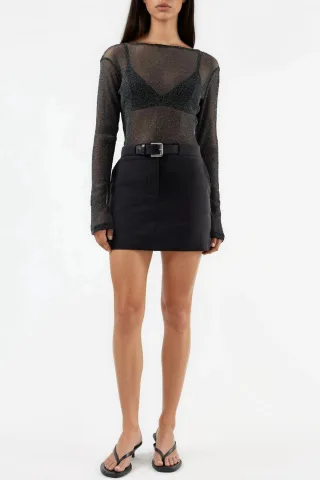 Bengalin Mini-Skort (Ohne Gürtel)