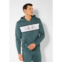 Bench. Loungewear Hoodie Langarm, Sweatshirt mit Rundhals und Kapuze, Baumwollmischung