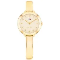 Tommy Hilfiger Quarzuhr Demi Bangle 1782895, Armbanduhr, Damenuhr, Edelstahlarmband, analog