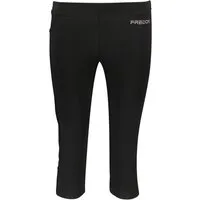 Freddy 5-Pocket-Hose Kurze schwarze Leggings für Damen mit elastischem Bund und Applikatio