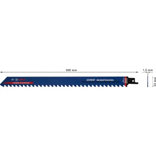 Bosch EXPERT ‘Aerated Concrete’ S 1241 HM Säbelsägeblatt - 2608900412
