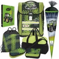 McNeill Schulranzen 1.Klasse Jungen Primero McLight (Set, 7-tlg)
