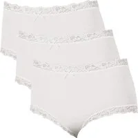 Nina Von C. Slip Damen-Taillenslip 3er-Pack Modal Uni