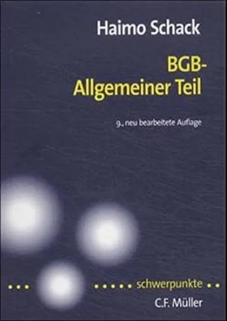 BGB-Allgemeiner Teil