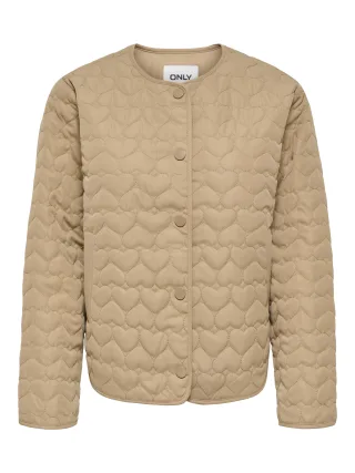 ONLY - ONLHEART QUILTED JACKET NOOS OTW Tannin - Gr. - XS