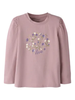 NAME IT - NMFOCEATU LS TOP BOX Lilas - Gr. - 98
