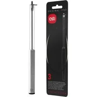 Osti Fadenschneider Käseschneider + 3 Ersatzschneiddrähte, (4-tlg), edelstahl