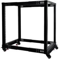 ES 19" Open Frame Serverrack , Rack, Server-Gehäuse schwarz, 15 Höheneinheiten