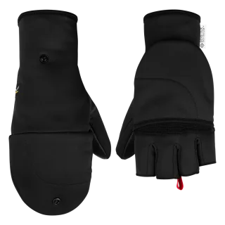 SALEWA - Sesvenna Fold Back Gore® Windstopper® Handschuhe - Schwarz (Gr.M)