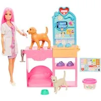 Barbie Anziehpuppe Haustierklinik Spielset