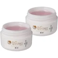 Sun Garden Nails Nagellack 2 x 30 ml UV Fiberglas Gel Rosé-Klar