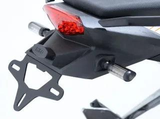 R&amp;G Kennzeichenhalter Heckumbau Aluminium KTM Duke 125 / 390 Bj. 2011-2016 eintragungsfrei