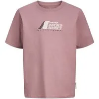Jack & Jones Junior T-Shirt JCOTIER FRONT PRINT TEE SS CN SN JNR (1-tlg) legerer Schnitt