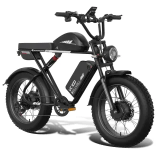 [EU DIRECT] Bluvall K10 Electric Bike 52V 20+23AH Dual Batteries 52V 1000W*2 Dual Motors 1500W*2Peak Power Recommended