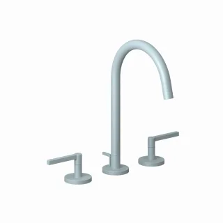 Kludi NOVA FONTE Waschtischarmatur PURISTIC Dreilochmontage Matt Light Blue, 20143O415 20143O415