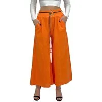 Mississhop Stoffhose Culotte Hose Damen Baumwollhose 100 % Baumwolle Hose Sommerhose M.375