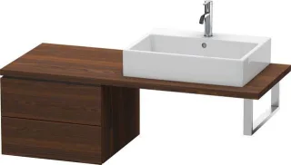 Duravit L-Cube Unterschrank für Konsole Nussbaum gebürstet Matt 520x547x400 mm - LC583706969 LC583706969