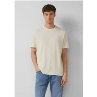 s.Oliver Kurzarmshirt T-Shirt T-Shirt in Melange-Optik