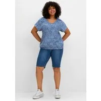 Sheego Jeansshorts Jeansbermudas