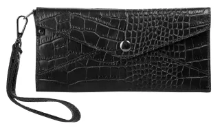 Cluty Abendtasche echt Leder, Made in Italy
