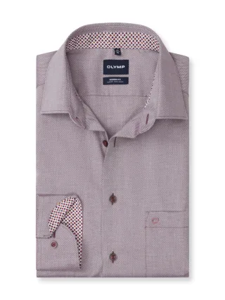OLYMP - Businesshemd Modern Fit rot - Gr. - 39