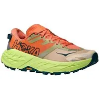 Hoka One One Speedgoat 7 orange/beige/neongrün Damen Laufschuh