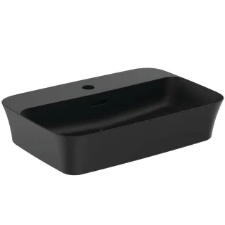 Ideal Standard Schale Ipalyss, 1 Hahnloch, mit Überlauf, E2077V3