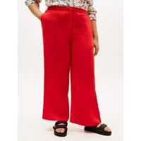 Tommy Hilfiger Curve Stoffhose CRV ESS LINEN PULL ON PANTS in großen Größen