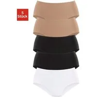 petite fleur by Lascana Hüftslip (5er-Pack) aus elastischer Baumwolle