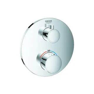 Grohe Grohtherm Fertigmontageset 24075000 UP-Brause-Thermostat, chrom