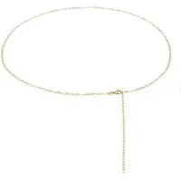 Elli Bauchkette Taillenkette Body Chain Herz 925er Silber vergoldet