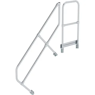 Munk Zweiter Handlauf für Treppe mit Plattform 45° - 600505
