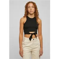 URBAN CLASSICS Tanktop Ladies Cropped Knot Top XS bis 5XL