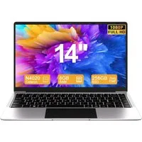 bvate B8 Laptop 14 Zoll 8GB RAM 256GB SSD 1920x1080 Notebook (35 cm/14 Zoll, Celeron N4020, Celeron N4020, 8 GB, 256 GB SSD, 180° Drehung/Low Blue Light-Zertifizierung/Deutsche Tastaturaufkleber)