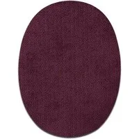 Mono-Quick Aufnäher, Viskose, Stoffflicken Oval Beere 2 Stück - Aufnäher, Bügelbild, Aufbügler, Applikationen, Patches, Flicken, zum aufbügeln, Größe: 11,2 x 8,5 cm