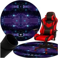 Dunmoon Bodenschutzmatte Bürostuhlunterlage Gaming-Matte, Spar-Set, 1-St., dekorativ, Oberfläche schützt zuverlässig vor verschütteten Getränken